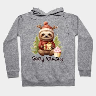 Slothy Christmas Hoodie